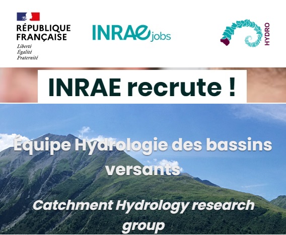 Rejoignez notre équipe #hydrologie (webgr.inrae.fr) pour la recherche appliquée dans #Eau: 2 offres CDD (12 mois) proposées en "Hydroinformatique pour la modélisation hydrologique" et "Bases de données pour l’hydrologie"
jobs.inrae.fr/ot-18309
jobs.inrae.fr/ot-18310