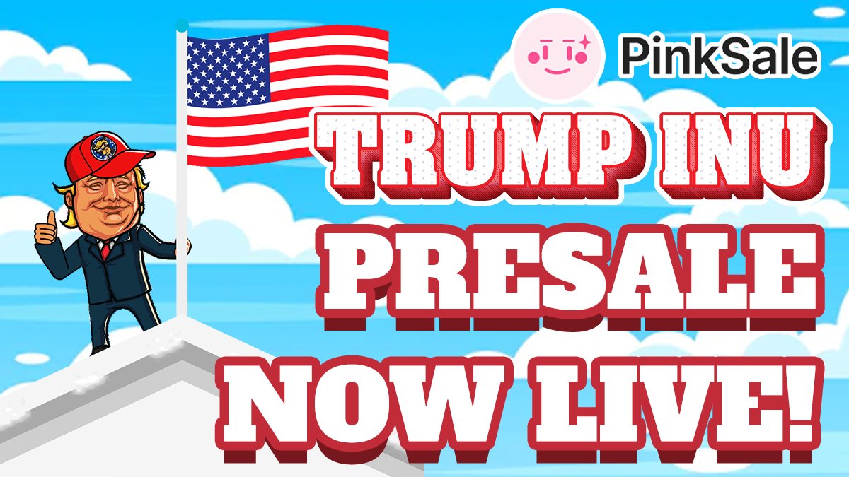 🟢Fair Launch is Live✅
pinksale.finance/launchpad/0x5E…

🟢Contract✅
0xBcB3F0eE92c65C0Ec86755B36197a5d7e60dd8E6

🟢Website✅
trumpinu.world

🟢Telegram✅
t.me/TrumpInu_BSC
