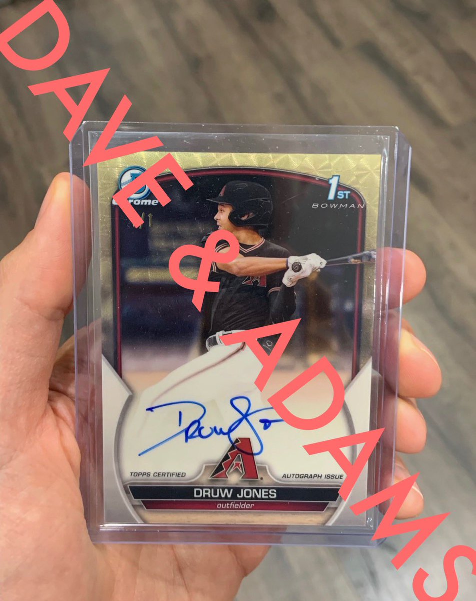 MKG_Sports's tweet photo. Druw Jones 1/1 has been pulled 🔥🔥 https://t.co/w1v39WZijZ