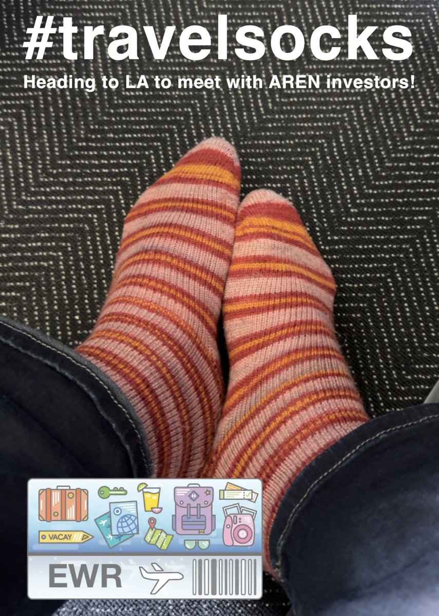 aqkraft's tweet photo. Heading to LA - wearing #travelsocks, of course - to meet with new and existing investors in @The_Arena_Group (NYSE:AREN) at the @BRileyFinancial Investor Conference. https://t.co/cO7M32IXtA