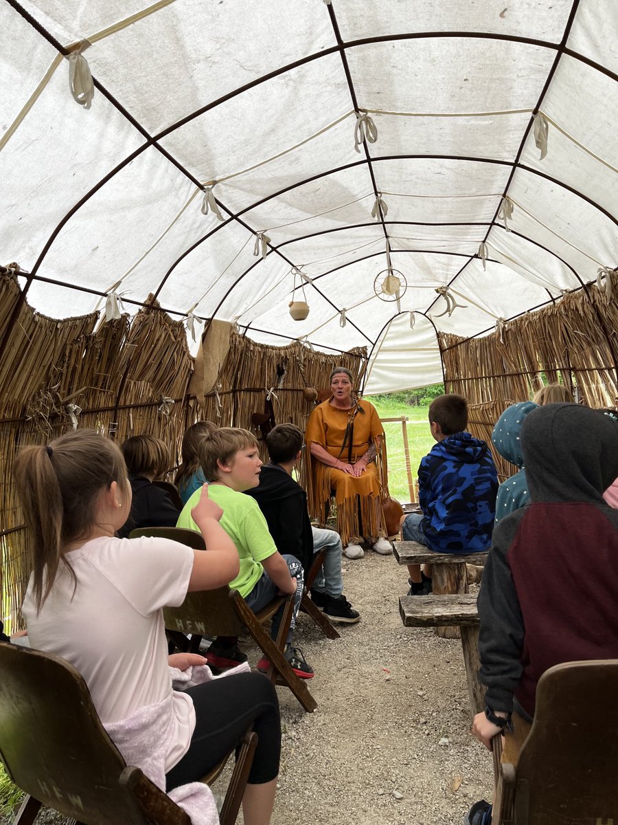 We enjoyed our recent field trip to the Forks of the Wabash! It was exciting to learn about life in much earlier times. ⁦<a href="/AESPanthers/">Aboite Elementary</a>⁩ #ForksoftheWabash