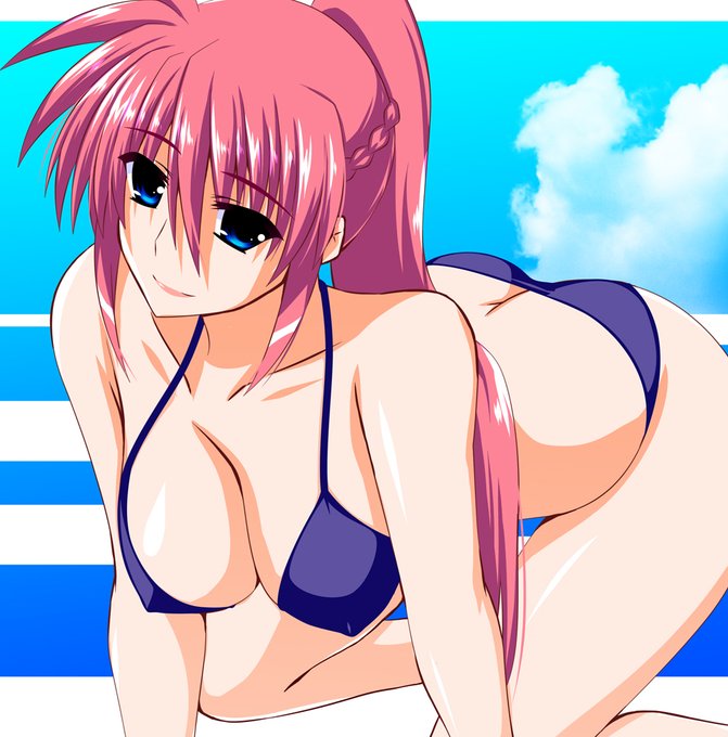 シグナムねーさんのビキニ挑発攻撃
当然私は一撃ダウン^^ 