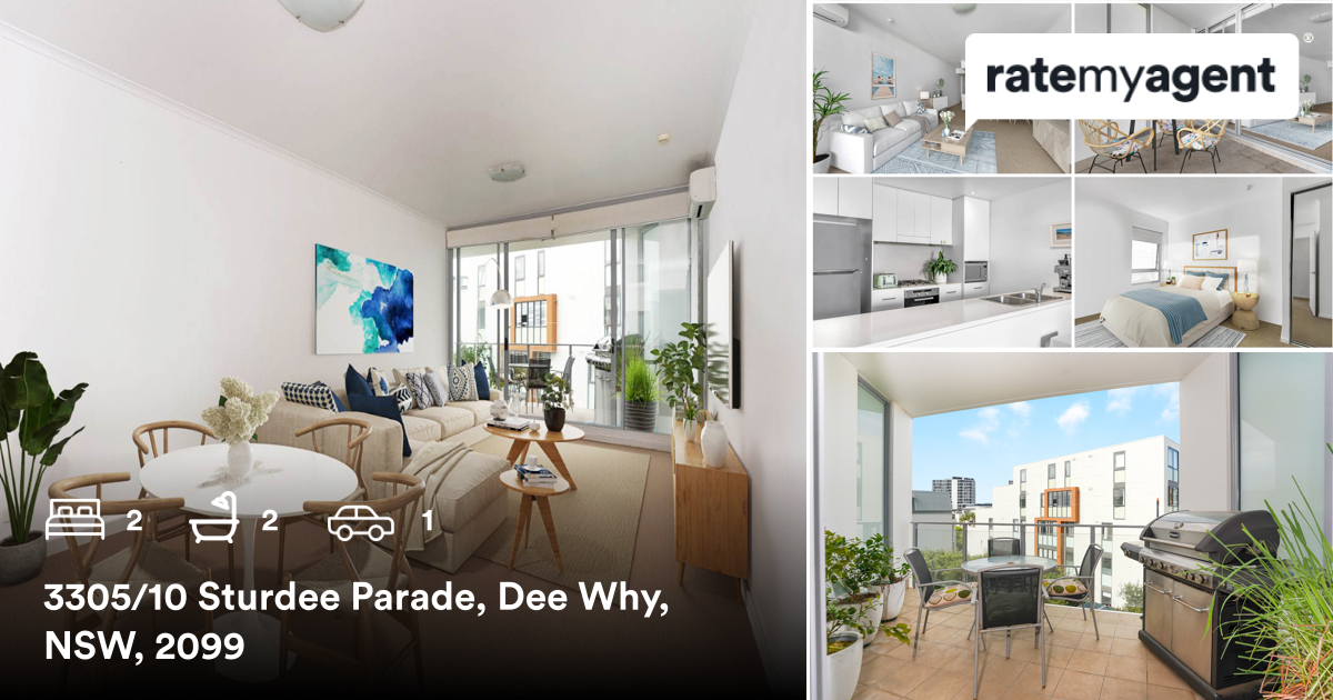 🛌 2 🛀 2 🚘 1
📍 3305/10 Sturdee Parade, Dee Why, NSW, 2099

Our agent’s latest sale on #RateMyAgent

rma.reviews/myY4VxQWUzbq

...
#ratemyagent #realestate #NOVAK_PROPERTIES
