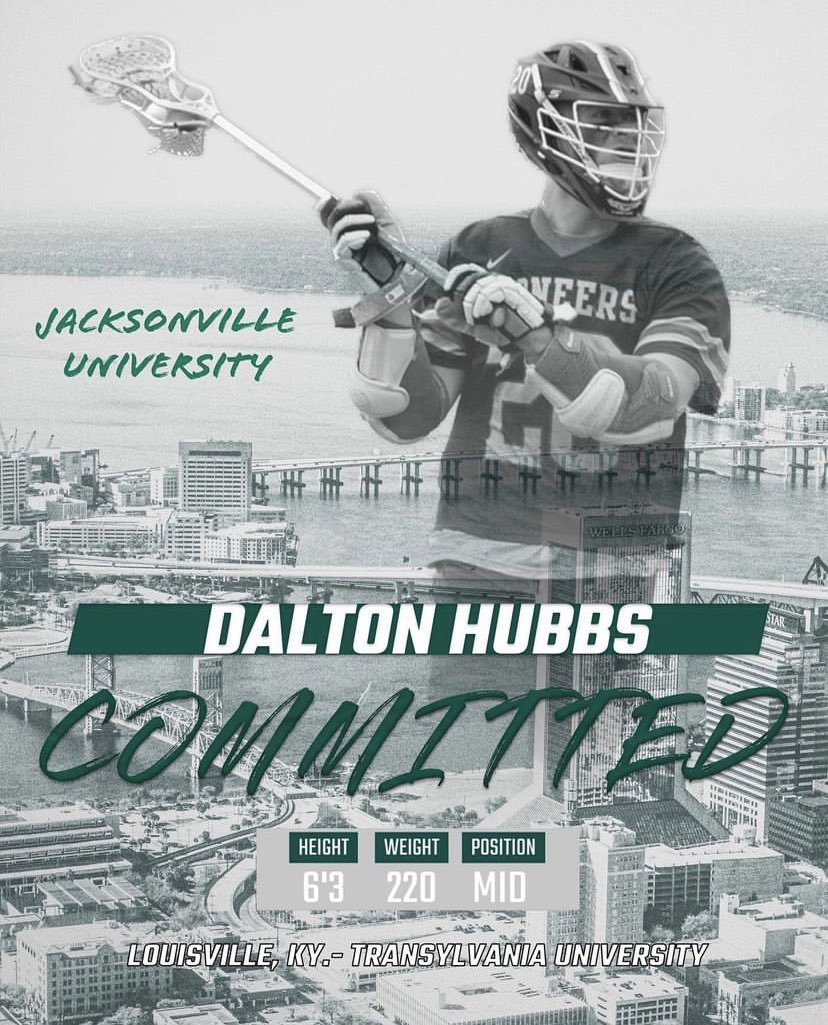 Senior Midfielder Dalton Hubbs of Louisville, KY will be heading off to play for the Jacksonville University Dolphins!

His dedication to his team, the weight room &amp; academics make him a great fit. 

Congrats Dalton and thanks for your four years. See you on ESPN soon!

#FAAFO