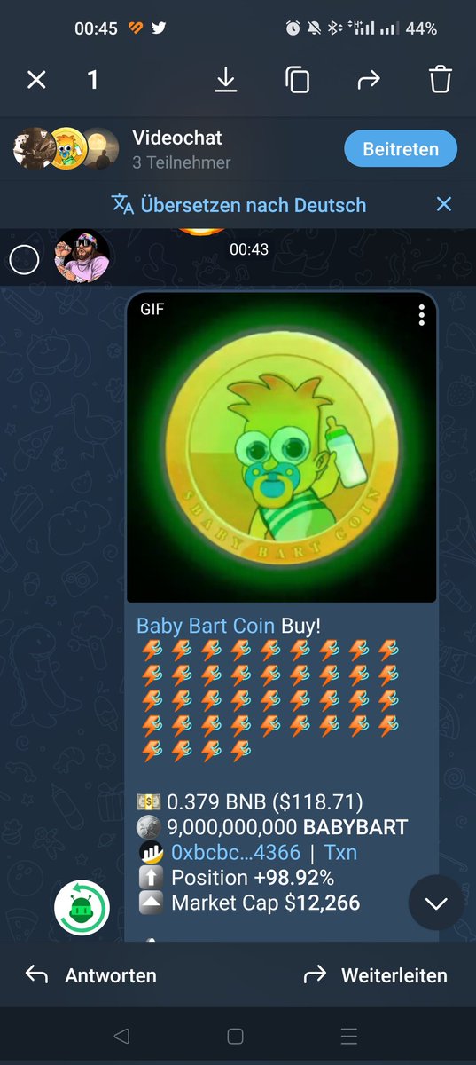 Seraphim030's tweet photo. @DoxxedChannel 
Hy my friend look at this gem #BabyBart wants to follow in dad's footsteps 
Utility coming in next 72h or sooner :)

https://t.co/ZWgsgLkJjH https://t.co/3lZcD73gkW