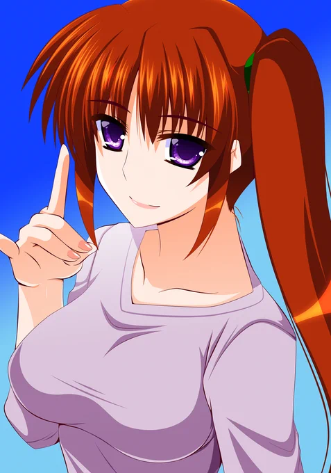 なのはさんの謎ハンドサイン^^