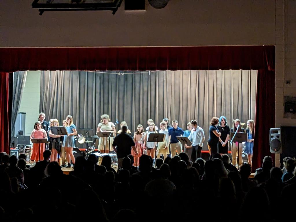 The choir at tonights spring concert. #loveofarts