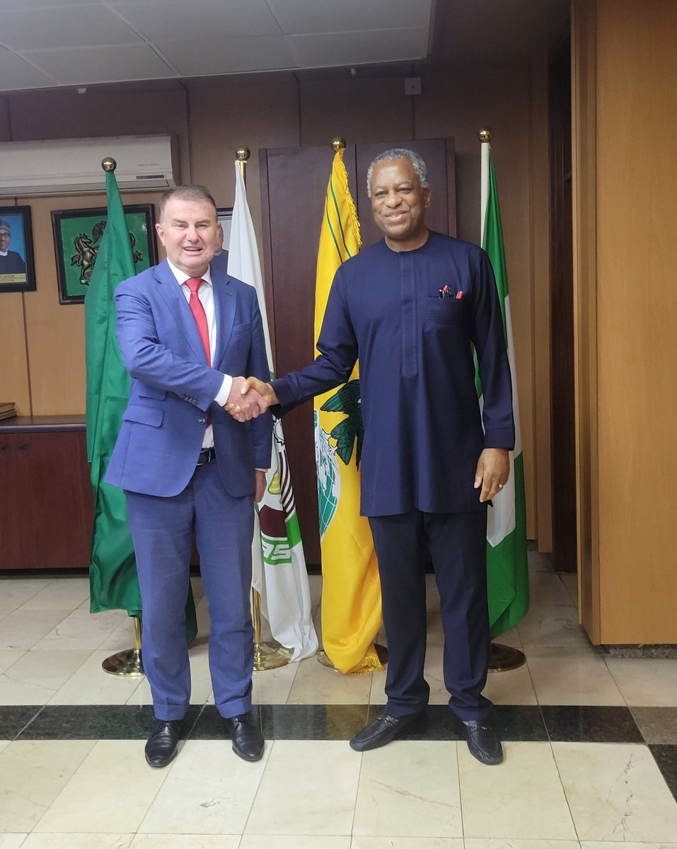 Received Ambassador Franc But, Ambassador-at-large for Slovenia Candidacy for the Non- Permanent Seat of the United Nations Security Council. @NGRPresident @NigeriaGov