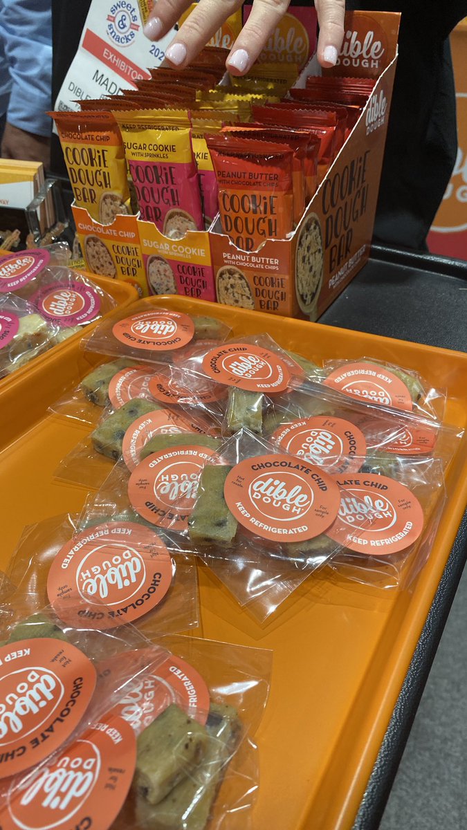 Check out this edible cookie dough! <a href="/DibleDough/">Dible Dough</a> is available in c-stores! <a href="/SWEETSandSNACKS/">Sweets & Snacks Expo</a>