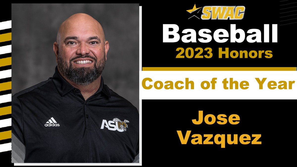 BamaStateSports's tweet image. Congratulations to @BamaStateBB Jose Vazquez for being named @theswac Coach of the Year 🥳

#SWARMAS1 | #IAMSWAC