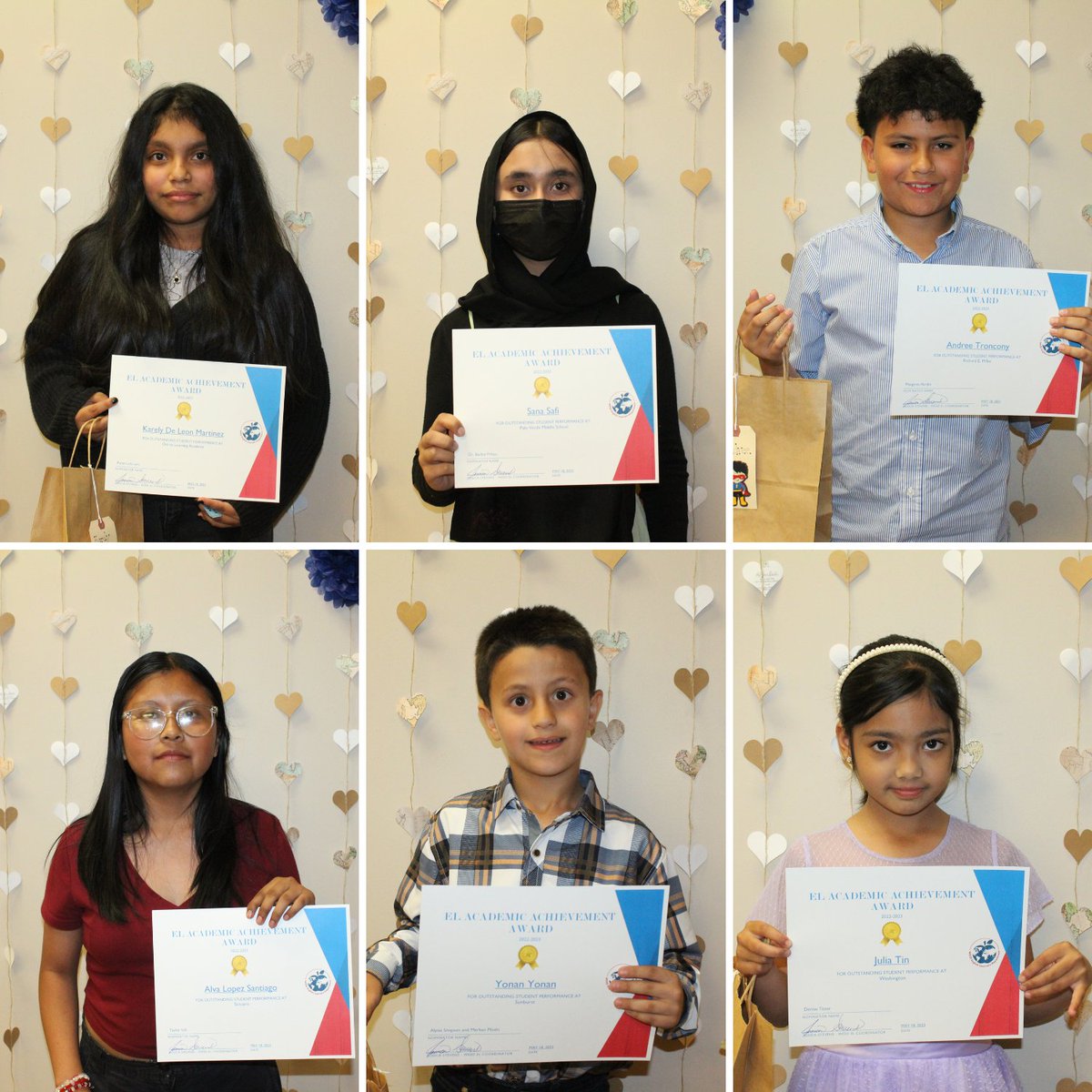 WESDschools's tweet photo. Congratulations to our fourteen students in the WESD English Language Learner Program who were recognized for their outstanding growth at a special awards ceremony last week! We are so proud of our diverse #WESDFamily and applaud our students for their achievements! https://t.co/bI4KxL1aRb