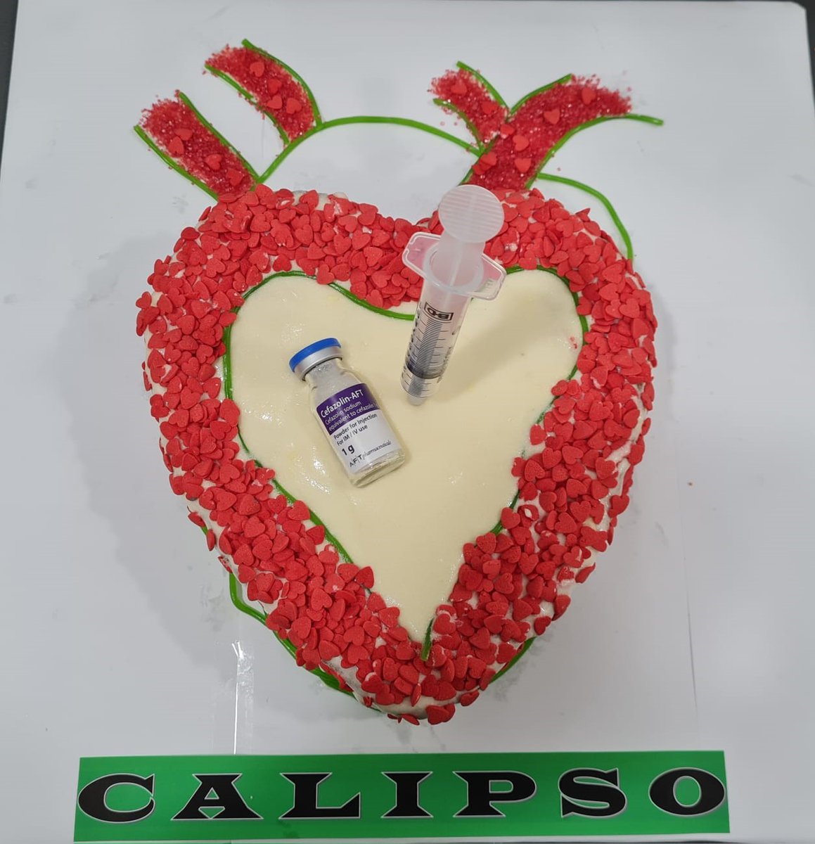 CALIPSO (@calipsotrial) on Twitter photo We "heart" this <a href="/CALIPSOTrial/">CALIPSO</a> cake made by Yvonne & Louise at <a href="/sjog_healthcare/">St John of God Health Care</a> Subiaco 💚
A great way to celebrate #ICTD2023 & their CALIPSO site initiation!
#CTN2023 #ARCN <a href="/ctn_anzca/">ANZCA Clinical Trials Network</a> <a href="/ANZCA/">ANZCA</a> <a href="/DrTrishaPeel/">DrTrishaPeel</a> We "heart" this <a href="/CALIPSOTrial/">CALIPSO</a> cake made by Yvonne & Louise at <a href="/sjog_healthcare/">St John of God Health Care</a> Subiaco 💚
A great way to celebrate #ICTD2023 & their CALIPSO site initiation!
#CTN2023 #ARCN <a href="/ctn_anzca/">ANZCA Clinical Trials Network</a> <a href="/ANZCA/">ANZCA</a> <a href="/DrTrishaPeel/">DrTrishaPeel</a>