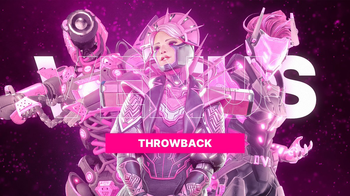 Introducing Venus Throwback 💗 

Wraith, Wattson, Pathfinder only. We will be sending out invites to all the captains this week 🪷 Prize Pool $150 

If you want a chance to get invited comment below with your main legend's banner 💗