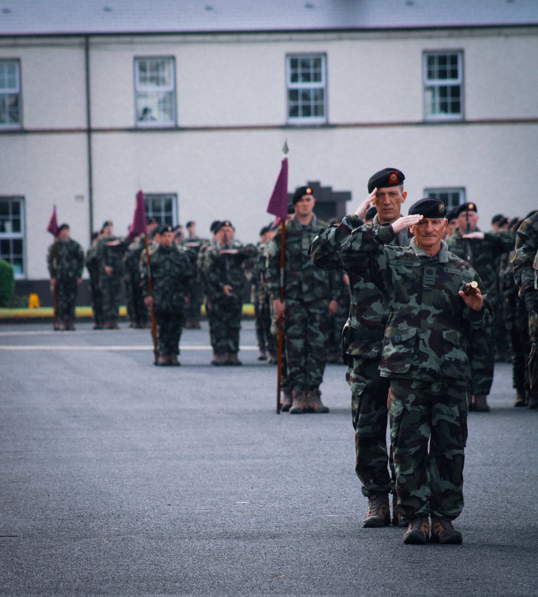 MarkLaffin's tweet photo. GOC's visit to the 3rd Inf BN today 
Some shots from myself and 
@DerekFeehan  @3_Inf_Bn @defenceforces https://t.co/LxtNrv98F4