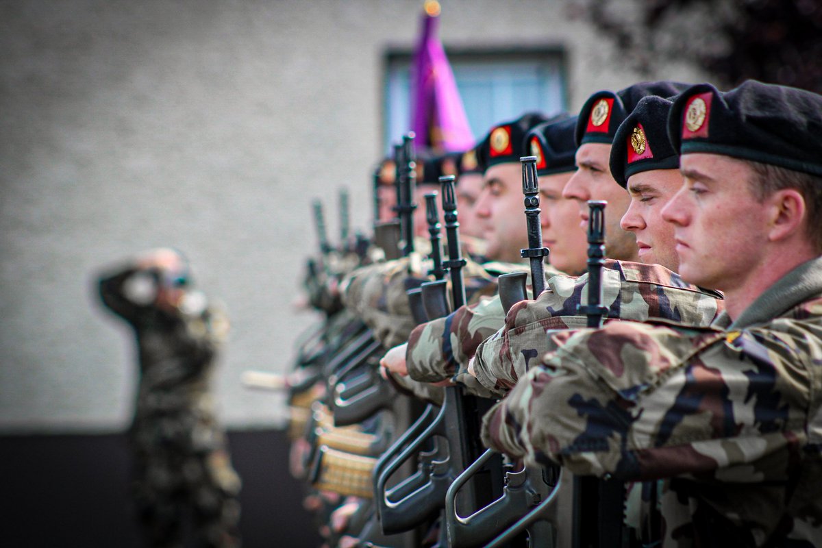 MarkLaffin's tweet photo. GOC's visit to the 3rd Inf BN today 
Some shots from myself and 
@DerekFeehan  @3_Inf_Bn @defenceforces https://t.co/LxtNrv98F4