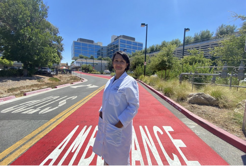 StanfordEMED's tweet photo. Celebrating #EMSWeek &amp; prehospital care!
As medical director for @StanLifeFlight Dr. @A_E_Urdaneta provides medical oversight &amp; reviews protocols. 

Dr. @PrashaG2017 explores the impact of stroke center bypass policies on patient outcomes. 

More at https://t.co/kEmqbXgDRI https://t.co/lMy3DD0j7L