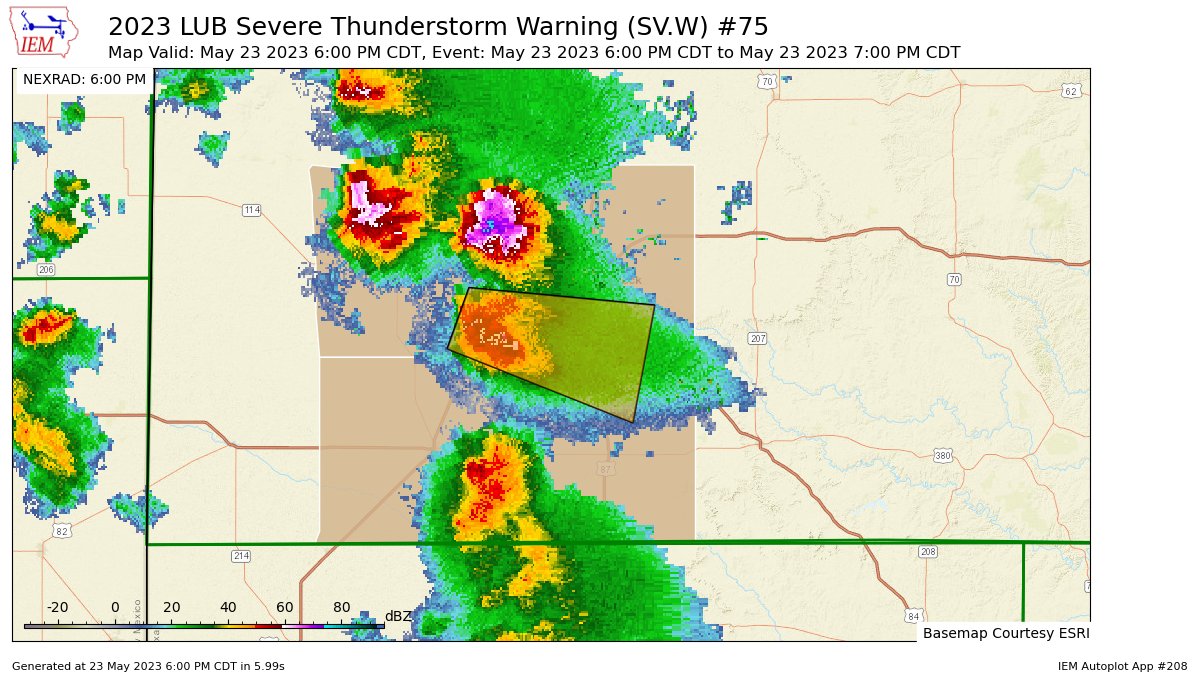 Texas Weather Alerts on Twitter "LUB issues Severe Thunderstorm