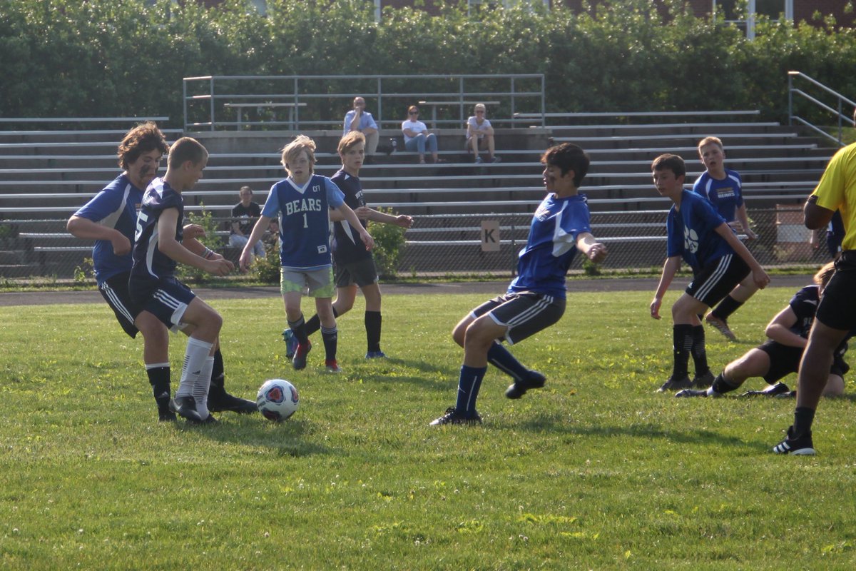 Crowning three middle school soccer champions today to wrap up our last K-8 competition of the school. 

Great action here at Broad Ripple between <a href="/IPS_CFI/">Center for Inquiry</a> 84 and @ButlerLabSchool 60 in our District Co-Ed Championship Game! <a href="/IPSSchools/">IPS</a>