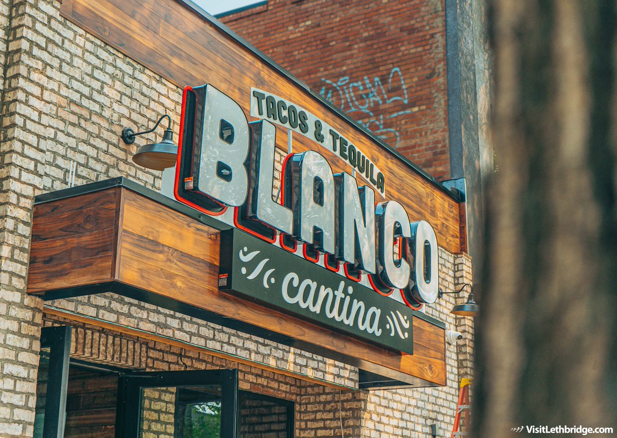 VisitLethbridge's tweet photo. Taco Tuesday just got better!!! ๐๐ฎ
Blanco Cantina is now opened in Lethbridge at 319 6 Street S ๐
@BlancoCantina
#VisitLethbridge #BlancoCantina https://t.co/JzfAhXkPaY