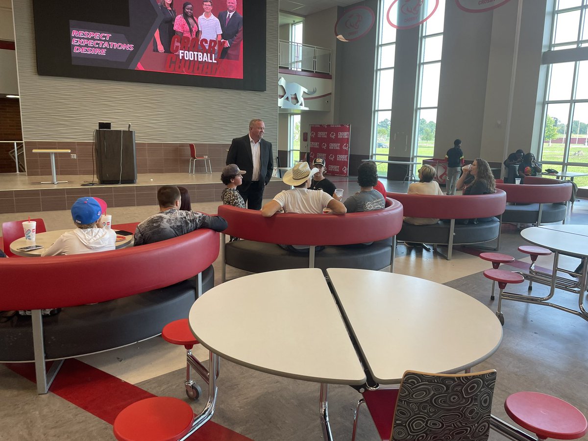 Crosby ISD on Twitter "HAPPENING NOW! Coach Willis meeting with