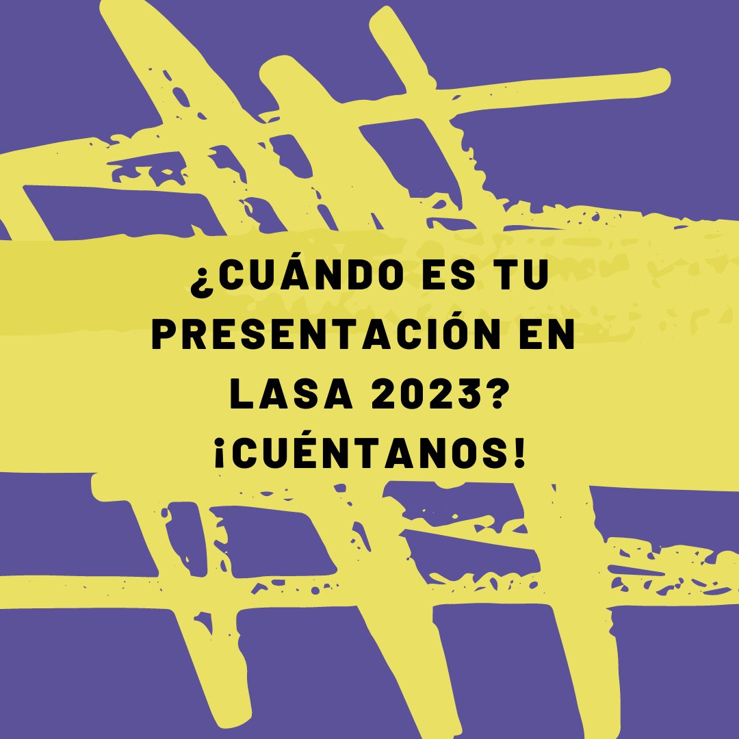 ¿ Trabajas temas de films y presentas en #LASA2023 ?