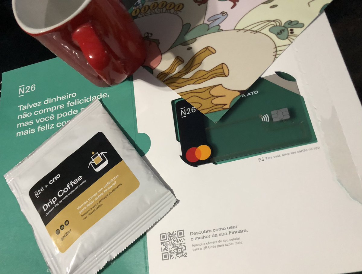 Tomar meu café do @N26BR  ❤️