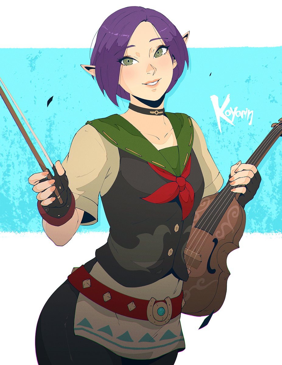 「so she might not be a major character bu」|Koyorin 🍎のイラスト