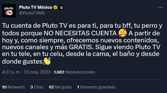 espinbenavides's tweet photo. @porktendencia @NetflixLAT El comunity manager de Pluto TV se mamo https://t.co/pc4Q1CFA2J