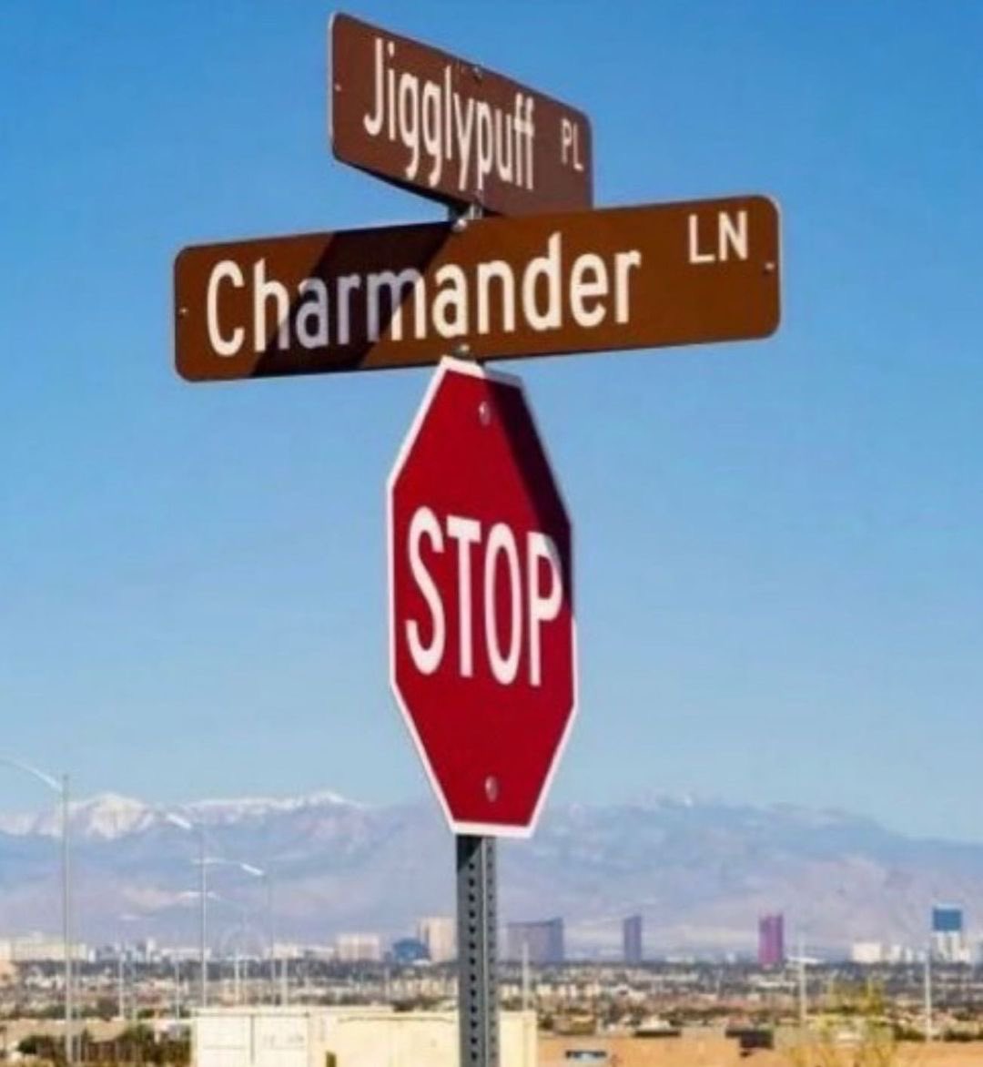 VegasIssues's tweet image. A neighborhood in Henderson named all of their streets after Pokémon.