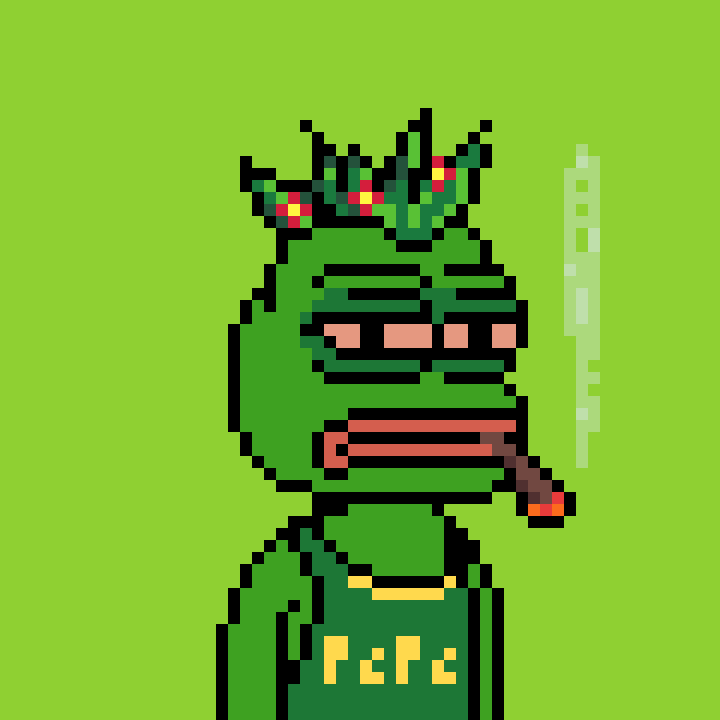 dankymcdugan's tweet photo. $PEPE like to touch the grass. #IllegalPFP #IllegalMemes https://t.co/6fnyEl0D9U