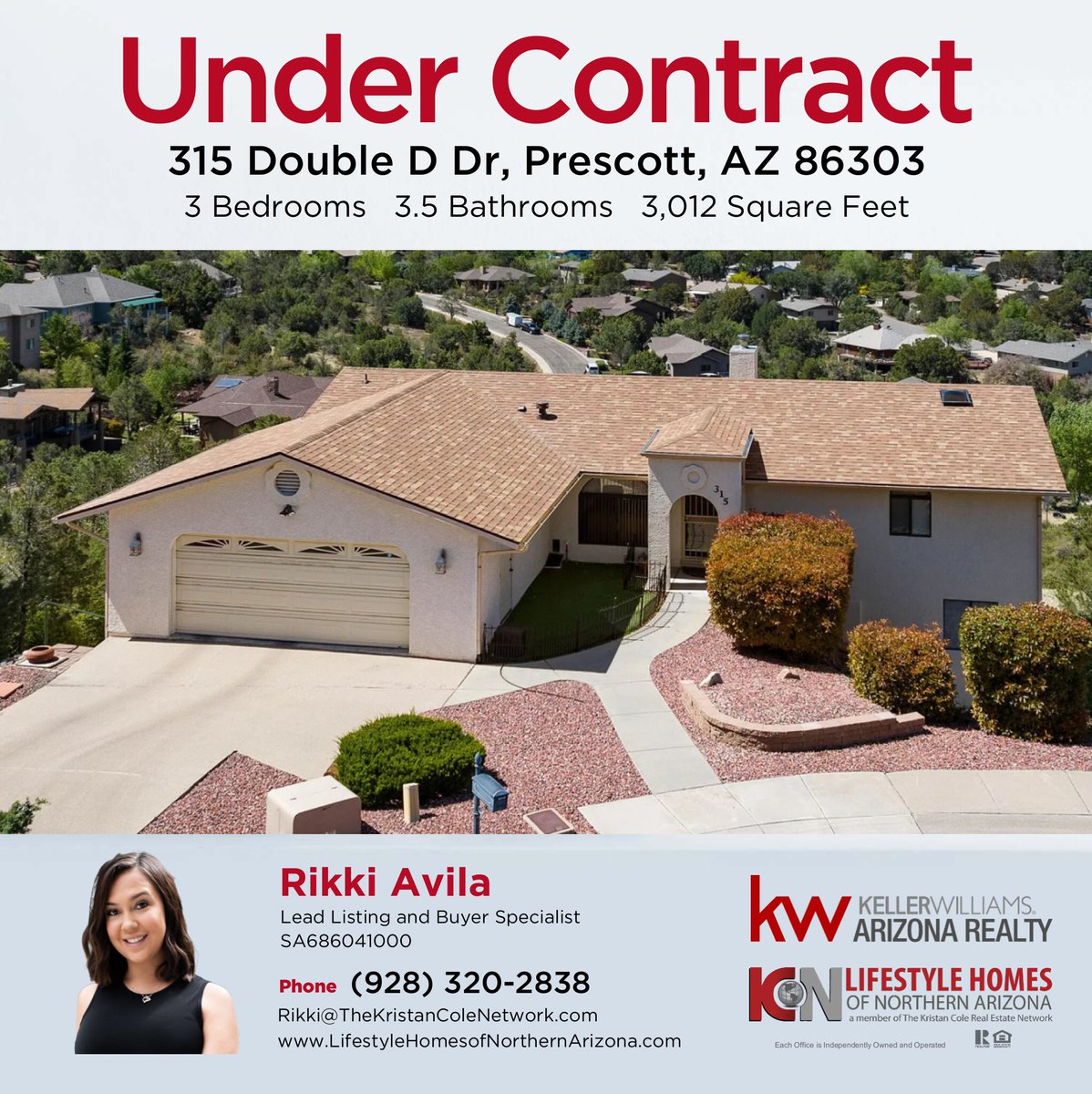 My clients are officially in the pending stage of the process!

Selling or buying a home? Contact Rikki Avila at:

☎️ (928) 320-2838
📧 Rikki@thekristancolenetwork.com
🌐 lifestylehomesofnorthernarizona.com

Check your home value here -> 
lifestylehomesworldwide.com/homevalue 

#homestaging