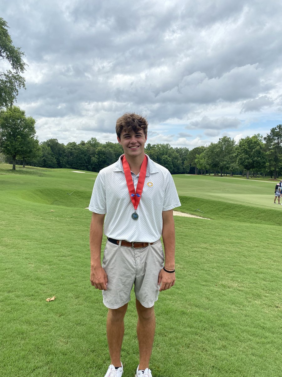lukeablegolf's tweet photo. I played in the 7A Georgia High School State Championship May 22-23, at Kinderlou Forest. I shot a career tournament low of 65 (-7) on the first day and a 76 (+4) on day 2. Finished t-2. https://t.co/ctyCalxm8r