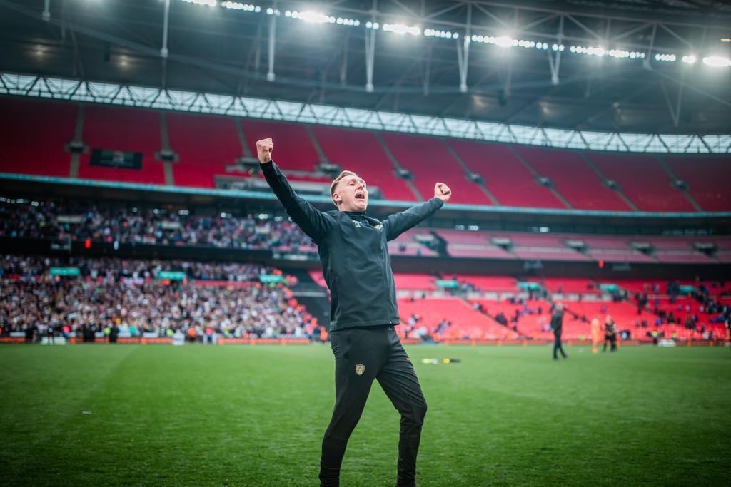 DickLawtey's tweet photo. @hullcity_pfa Thank you David, it was a very special day. It had just about everything, drama, expectation, tension, torment and eventual triumph. Harry and I were there and was proud of George. Hope you’re well. https://t.co/3QZPkToop9
