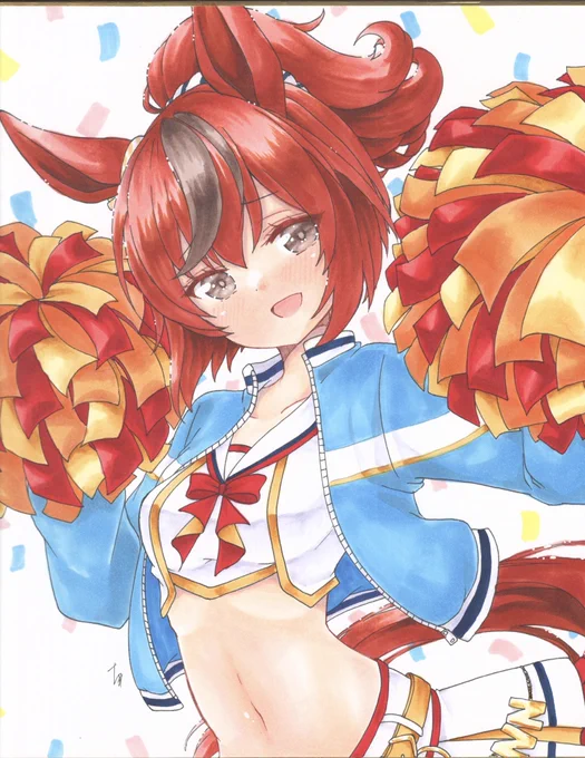 #1日でフォロワー何人増えるかチャレンジ 艦これメイン、創作楽しい、たまに東方やウマ娘 コピックで描いてます 遅れて便乗…増えるかなぁ…