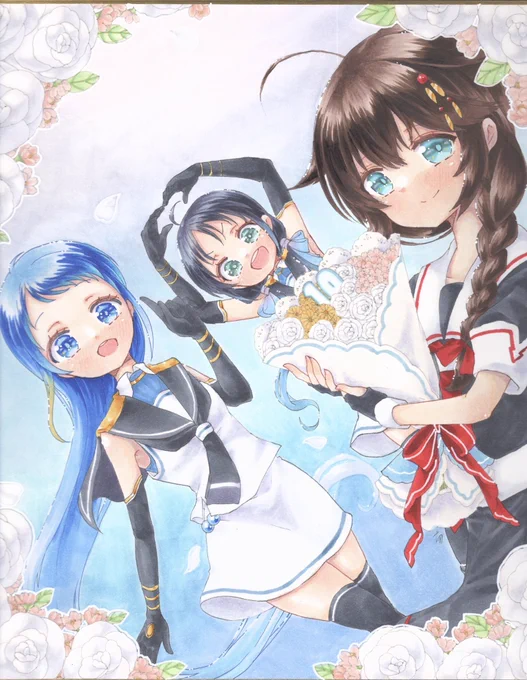 #1日でフォロワー何人増えるかチャレンジ 艦これメイン、創作楽しい、たまに東方やウマ娘 コピックで描いてます 遅れて便乗…増えるかなぁ…