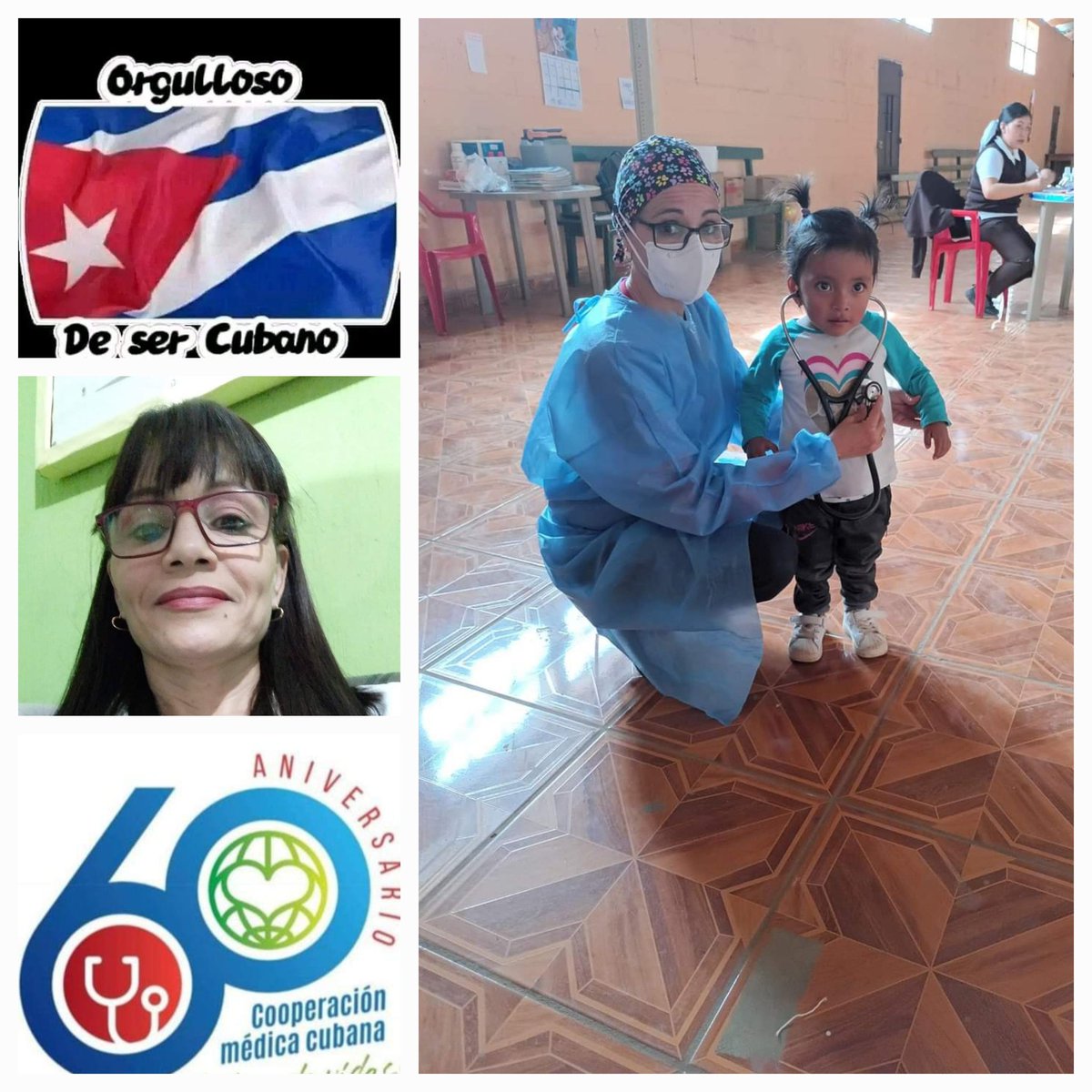 brigada_medica's tweet photo. 60 años haciendo historia por el mundo y dejando huellas. 
Lic. Yumila pupo, Avileña,  cumplio mision en Angola y actualmente en Guatemala . Comprometida en fomentar la colaboracion médica internacional. 
#60AñosSalvandoVidas 
#CubaCoopera 
#CubaPorLaVida https://t.co/hBK93Psphd