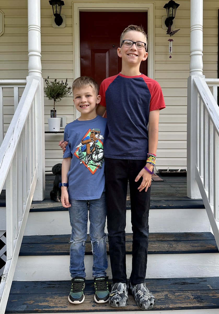Last day of 2nd &amp; 5th grade! My boys had a wonderful year at Wilderness. So thankful for their amazing teachers and all of the school staff! <a href="/SpotsySchools/">Spotsylvania County Public Schools</a> <a href="/WESwildcats98/">Wilderness Elementary</a>
