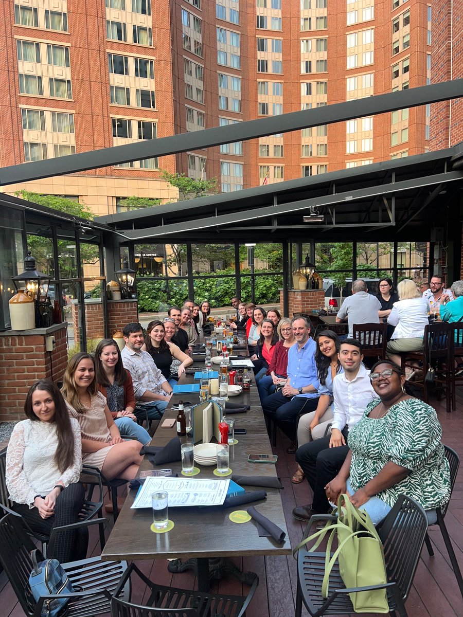 <a href="/WakeBDS/">Wake Forest Biostatistics & Data Science</a> members and friends at dinner the last night of the <a href="/SCTorg/">SCTorg</a> Annual Meeting. #SCT2023
