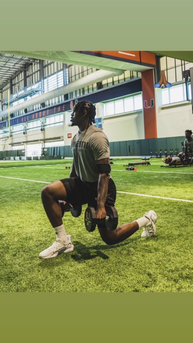 Canes freshman RB Mark Fletcher already looking like a college ready player.