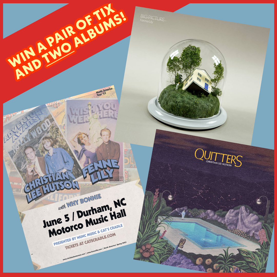 Cat's Cradle (@catscradlenc) on Twitter photo TIX + MERCH GIVEAWAY! Head over to our Instagram at bit.ly/CradleIG for a chance to win a pair of tix to see <a href="/FenneLily/">Fenne Lily</a> & <a href="/ChrisLeeHutson/">Christian Lee Hutson</a> at <a href="/motorcomh/">Motorco Music Hall</a> in Durham 6/5 + a copy of each's new album on vinyl. Show presented by <a href="/WUNCMusic/">WUNC Music</a> & Cat's Cradle:bit.ly/FenneLily-June5 TIX + MERCH GIVEAWAY! Head over to our Instagram at bit.ly/CradleIG for a chance to win a pair of tix to see <a href="/FenneLily/">Fenne Lily</a> & <a href="/ChrisLeeHutson/">Christian Lee Hutson</a> at <a href="/motorcomh/">Motorco Music Hall</a> in Durham 6/5 + a copy of each's new album on vinyl. Show presented by <a href="/WUNCMusic/">WUNC Music</a> & Cat's Cradle:bit.ly/FenneLily-June5