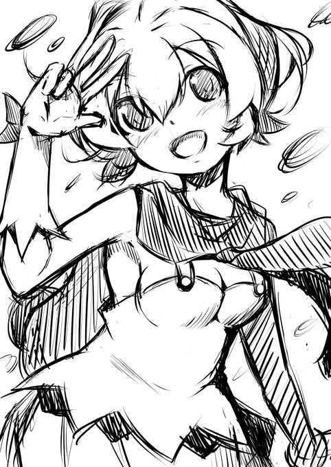 らくがきジャベさんです 絶対言わないだろうけど「チョリーッス!」的な感じw #アズールレーン #ジャベリン