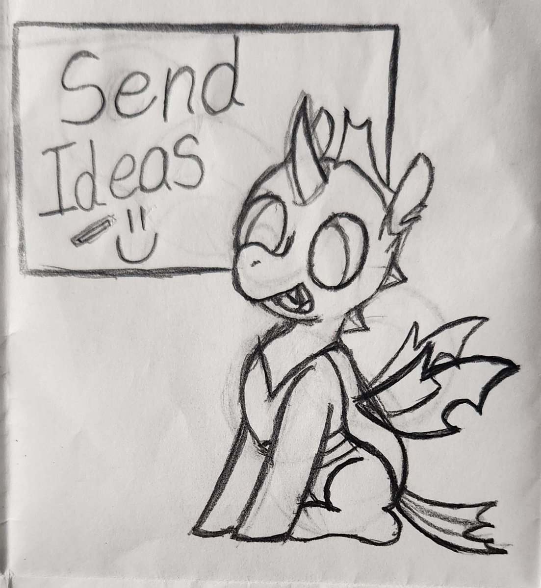 I want to draw silly horsies, bugs, griffons, and hippogriffs :D
Send cute ideas!