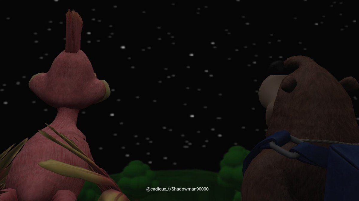 The duo are enjoying the beautiful night under the stars. Guh-huh! 

gmod screenshot taken by me 

#BanjoKazooie #GMOD