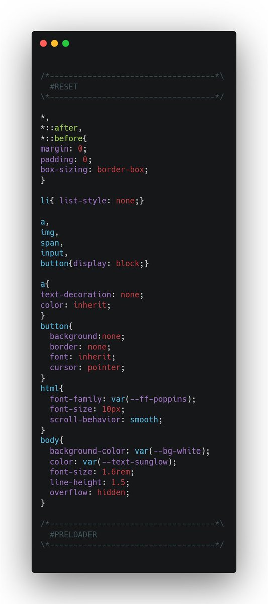 abedelqaderdev's tweet image. هل سبق وشاهدت كود CSS مرتبًا قبل اليوم؟
قبل فترة، كنت أتصفح المحتوى الأجنبي وأعجبني تطبيق عملي شاهدته. لاحظت ترتيب الكود فيه بشكل استثنائي، قررت نسخ الكود ورفعه على شكل مكتبة على GitHub.
رابط الجيتهاب :
lnkd.in/dGZvFJdV
#CSSCode #CodeOrganization #GitHubLibrary #LinkedIn