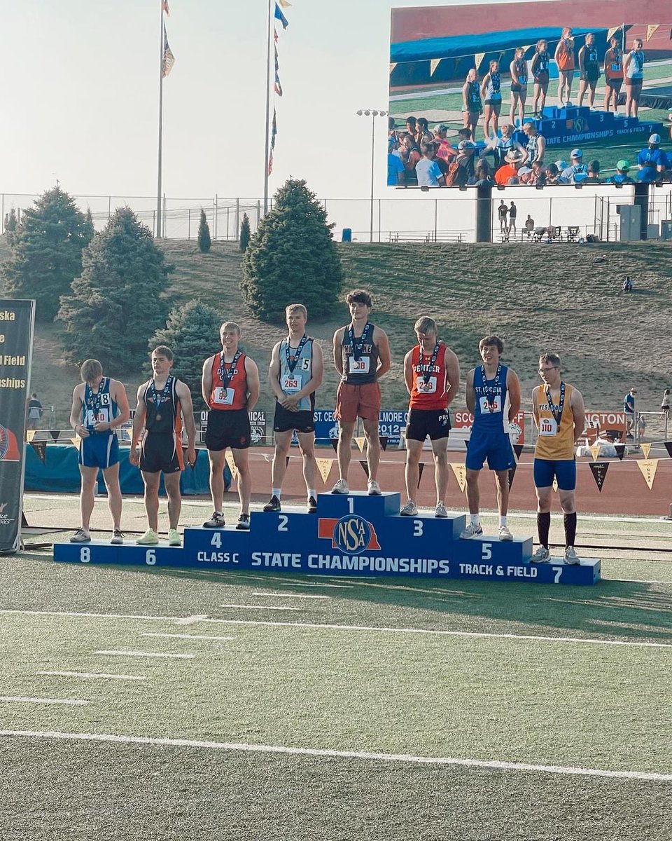 RykerEvans5's tweet photo. Nebraska State Track 2023 ‼️🏆
100m - Runner Up🥈
200m - State Champ🥇
@NEB_Recruiting @coachedfoley @NUTrackandField @CoachJoeGanz @JoeBeschorner @CoachEJbarthel @CoachABohl @Coach_Ellsworth @CoachMattRhule https://t.co/C8xXMlnjMz