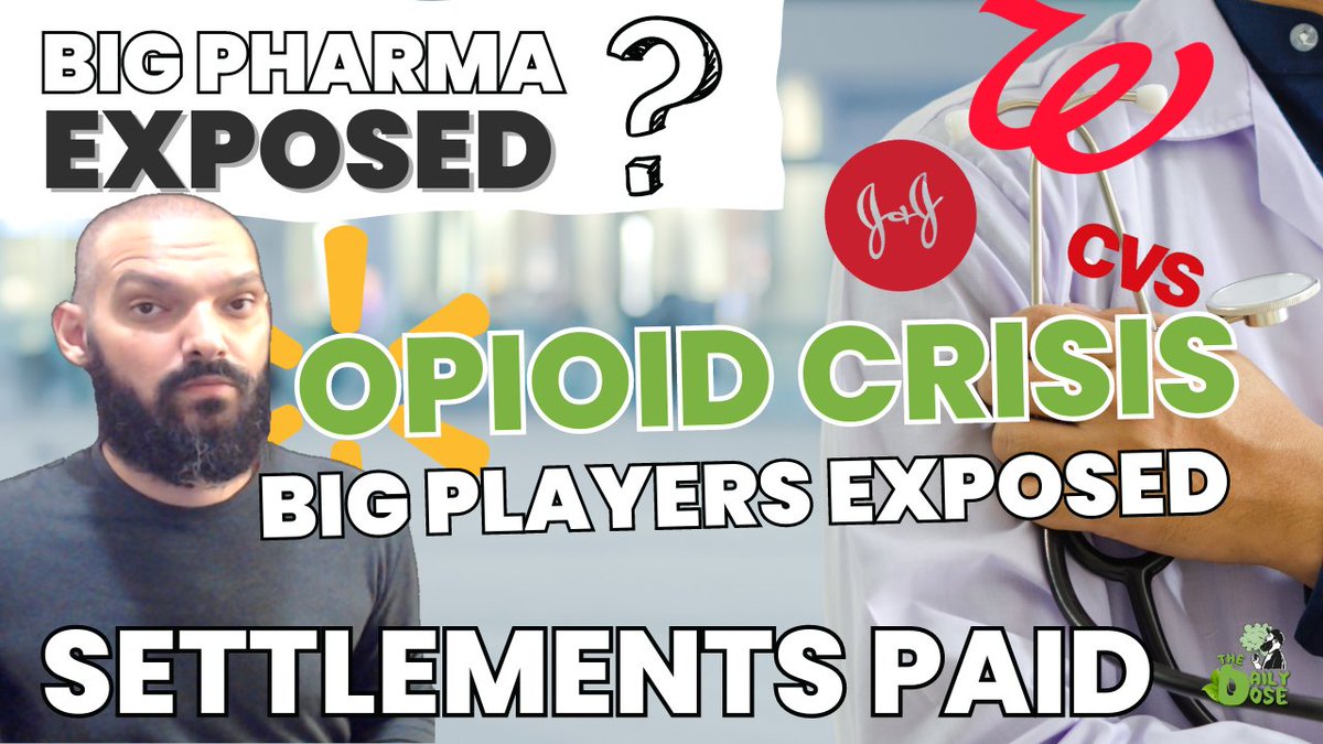 Today's Daily Dose is partly brought to you by Grassdoor.com Cannabis Delivery Made Simple! SAVE 40% NOW - USE CODE: DAILY

thedailydose.co/opioid-lawsuit…

Opioid Lawsuit & Settlements Explored Learn More Now.

#opioidcrisis #opioidlawsuits #opioidsettlements