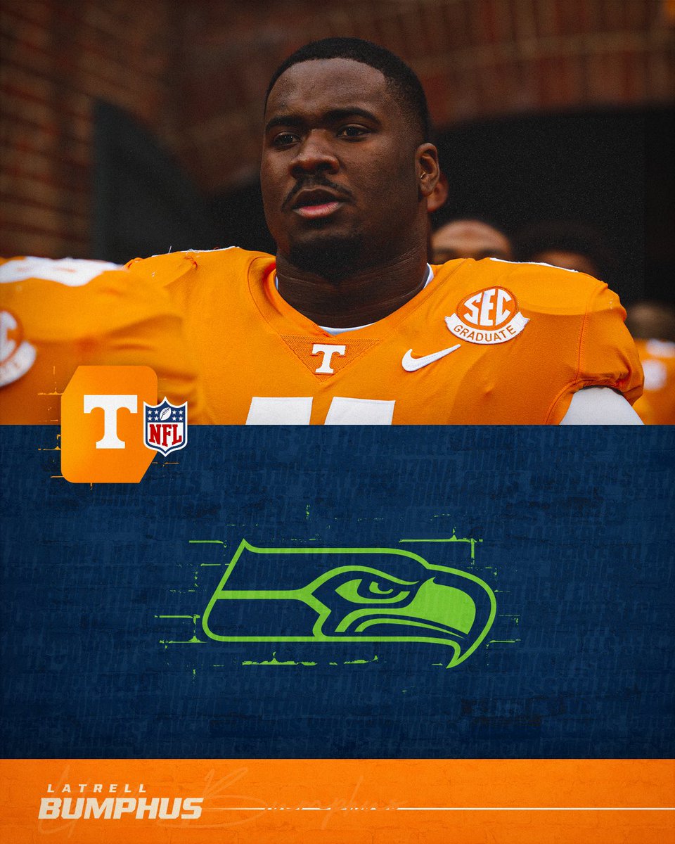 Vol_Football's tweet photo. OFFICIAL ✅

@LBumphus ✍️ @Seahawks 

#NFLVols | #GBO 🍊 https://t.co/GVMCUf0H9o