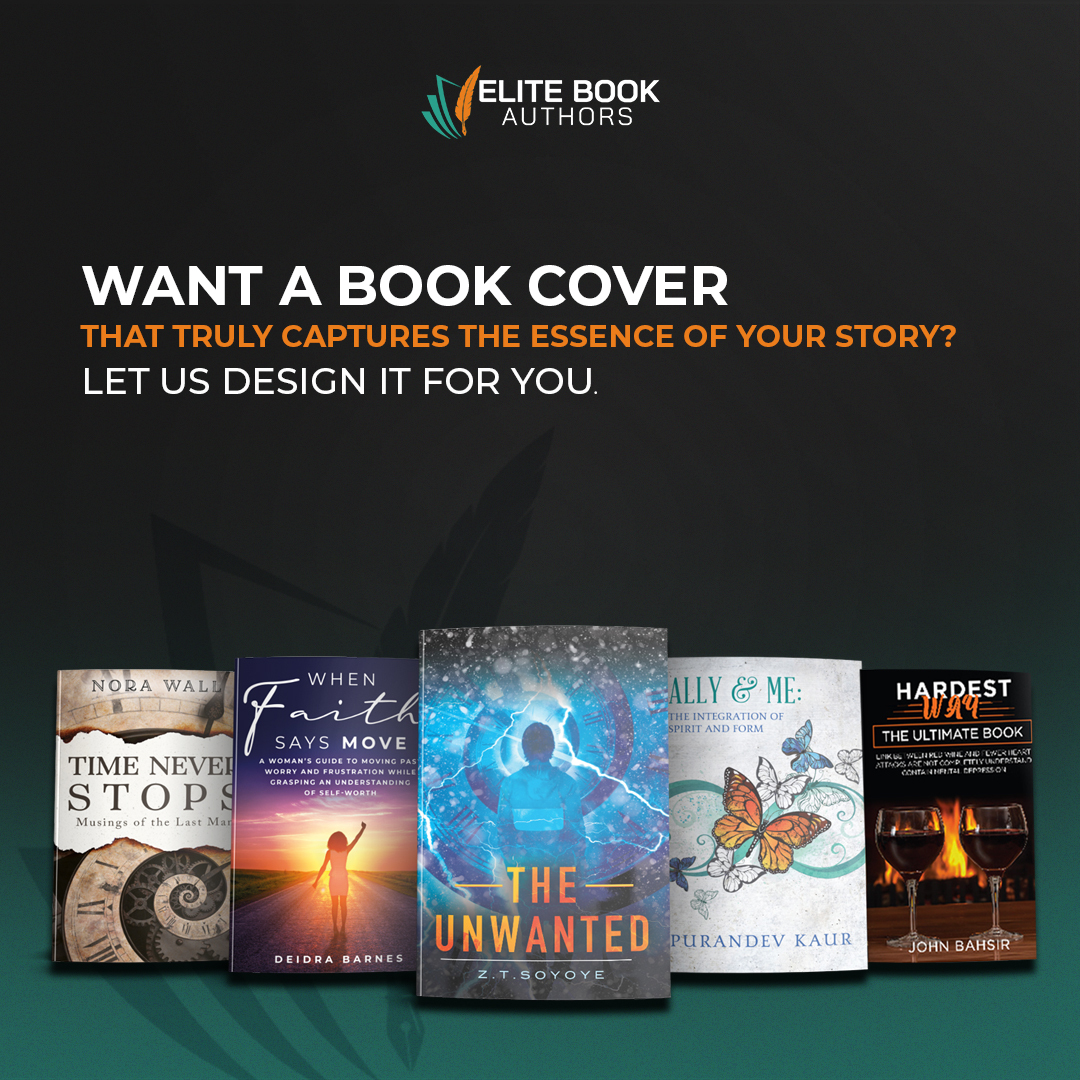 ElBookAuthors's tweet image. First impressions matter! Enhance your book&apos;s allure with a custom-designed cover that beautifully represents your story. Our designers excel at creating eye-catching covers that leave a lasting impression. Let us design your perfect book cover today! elitebookauthors.com