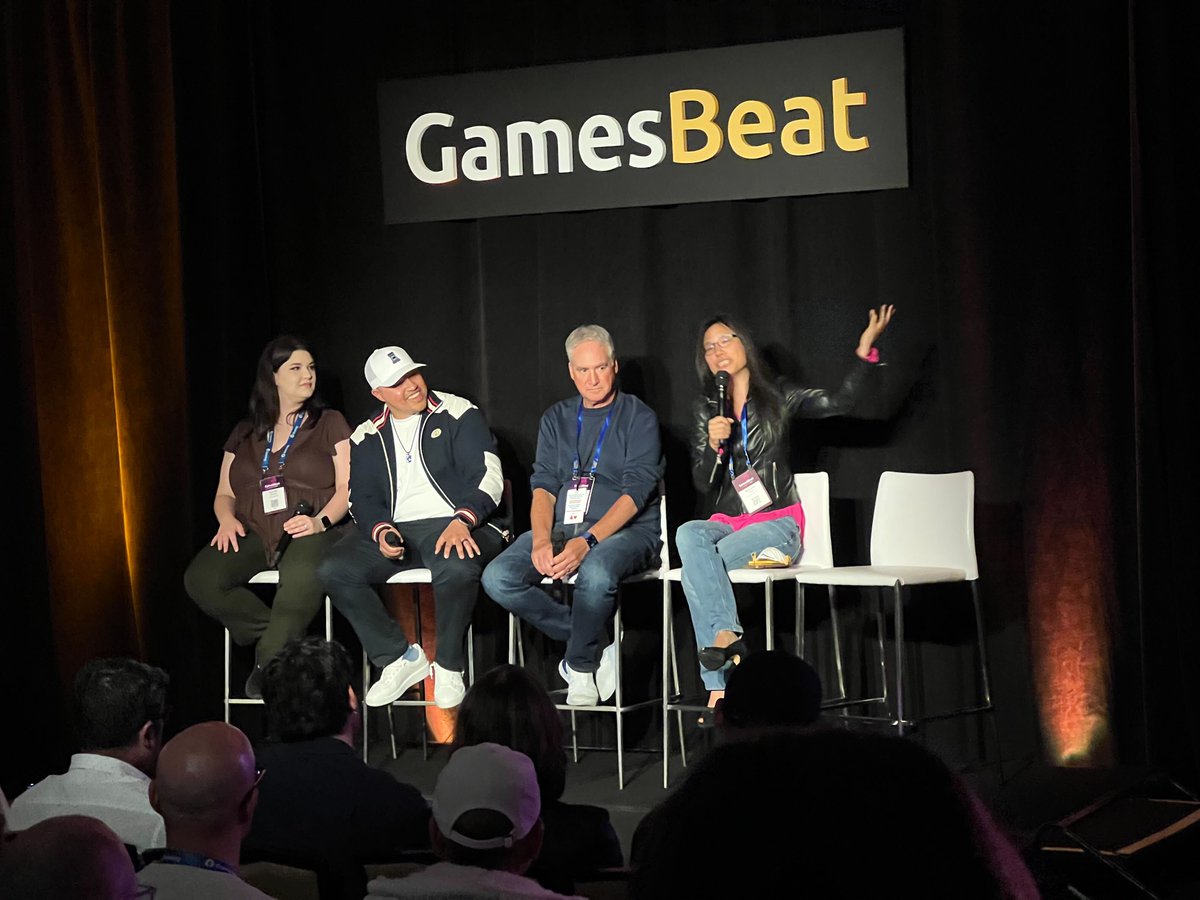 Interactive media is the future! 🚀

Thanks for having us @GamesBeat @deantak! #GBSummit 

📸: @tipatat