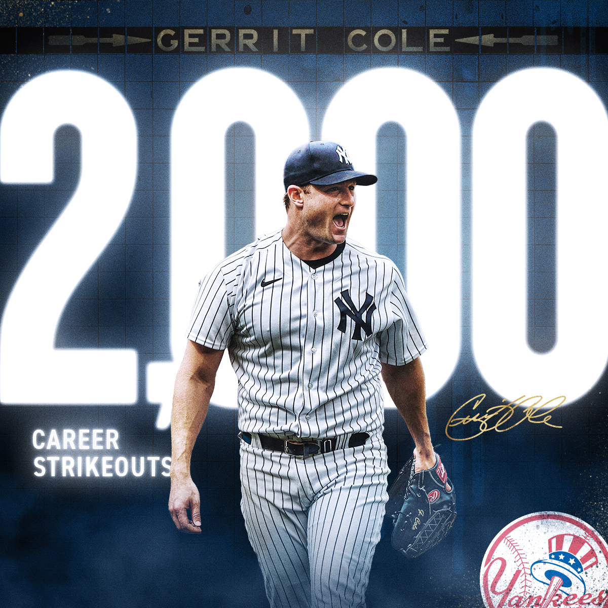 Yankees's tweet photo. 2K-Cole 🔥 https://t.co/u1hK7KSZyf